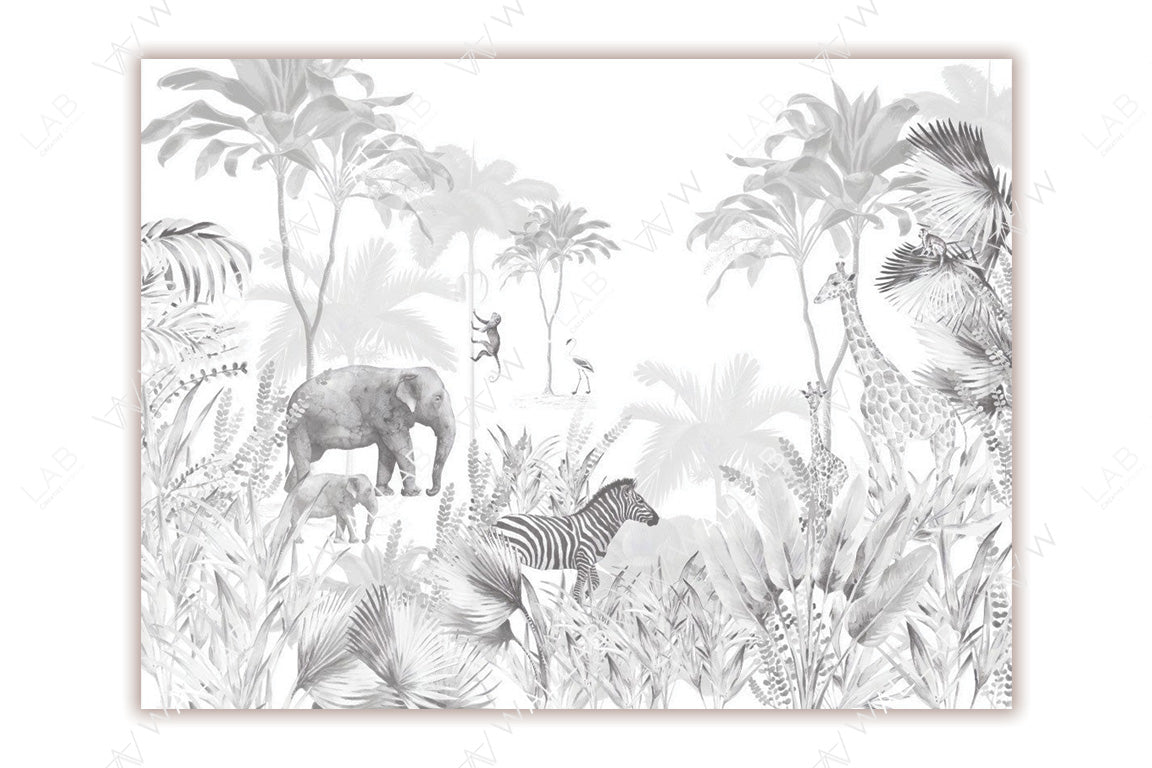 Monochrome Safari Dreams