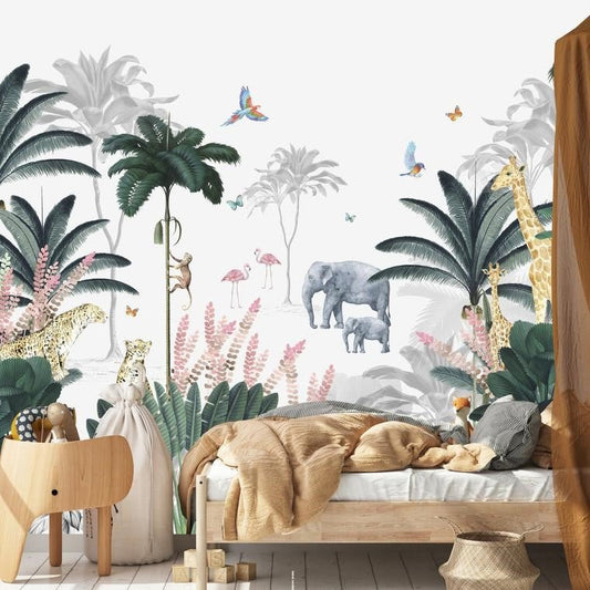 Jungle theme 1 - Wallab WallpapersKids